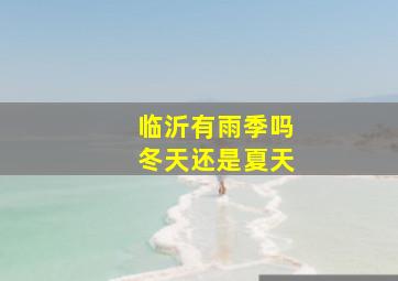 临沂有雨季吗冬天还是夏天