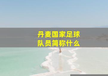 丹麦国家足球队员简称什么