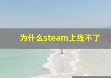 为什么steam上线不了