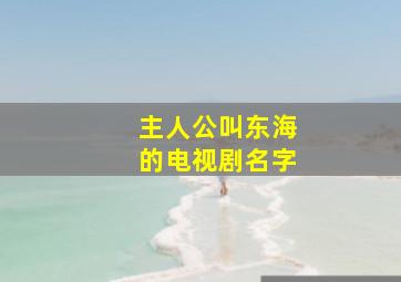 主人公叫东海的电视剧名字