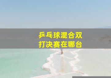 乒乓球混合双打决赛在哪台