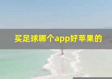 买足球哪个app好苹果的