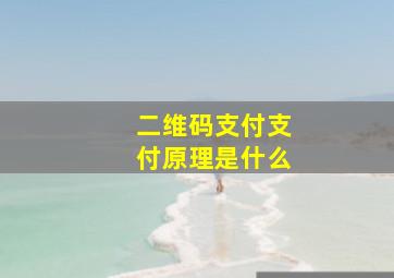 二维码支付支付原理是什么