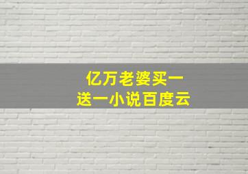 亿万老婆买一送一小说百度云