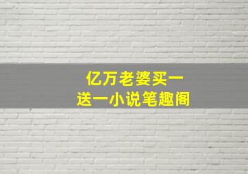 亿万老婆买一送一小说笔趣阁