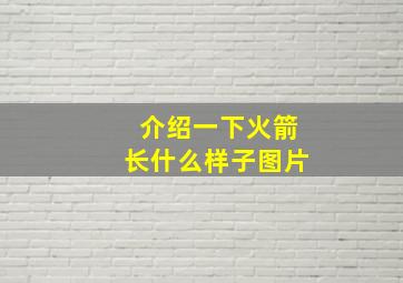 介绍一下火箭长什么样子图片