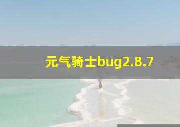 元气骑士bug2.8.7