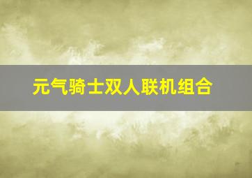 元气骑士双人联机组合