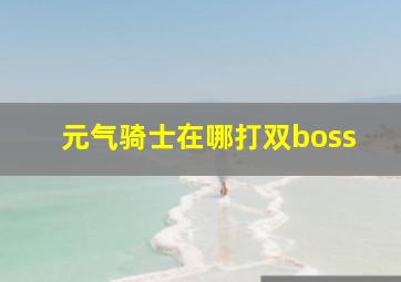 元气骑士在哪打双boss