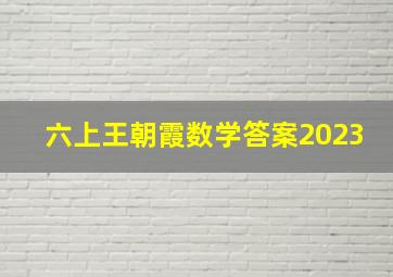 六上王朝霞数学答案2023