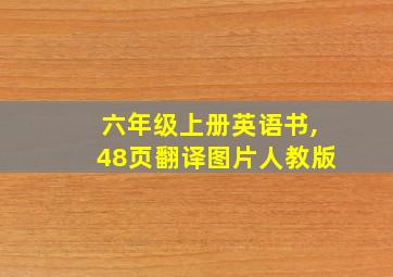 六年级上册英语书,48页翻译图片人教版