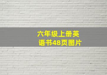 六年级上册英语书48页图片