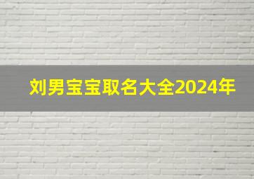 刘男宝宝取名大全2024年