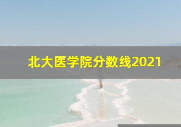 北大医学院分数线2021