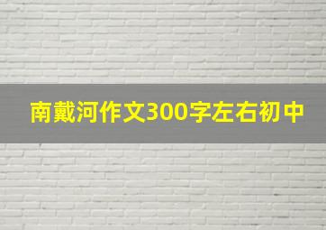 南戴河作文300字左右初中