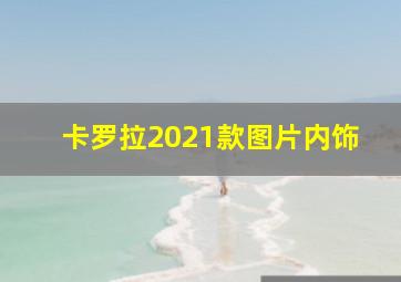 卡罗拉2021款图片内饰