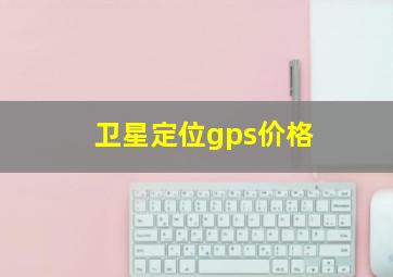 卫星定位gps价格