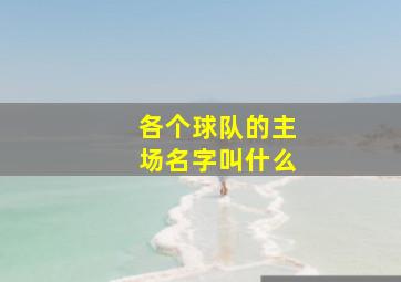 各个球队的主场名字叫什么