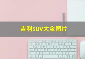 吉利suv大全图片