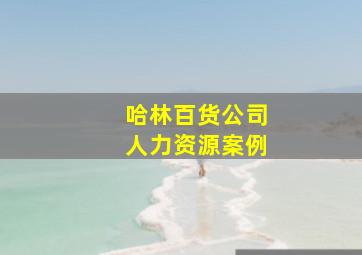 哈林百货公司人力资源案例