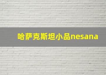 哈萨克斯坦小品nesana