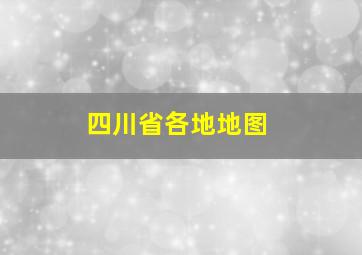 四川省各地地图