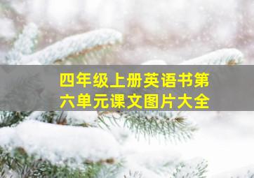 四年级上册英语书第六单元课文图片大全