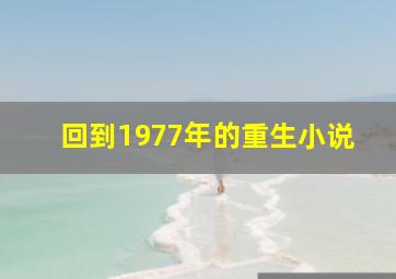 回到1977年的重生小说