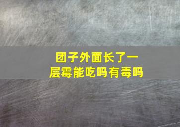 团子外面长了一层霉能吃吗有毒吗