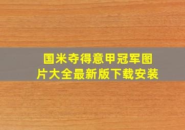 国米夺得意甲冠军图片大全最新版下载安装