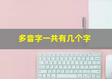 多音字一共有几个字