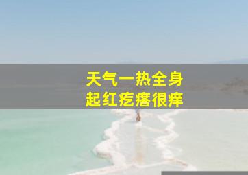 天气一热全身起红疙瘩很痒