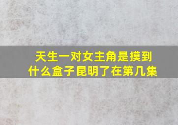 天生一对女主角是摸到什么盒子昆明了在第几集