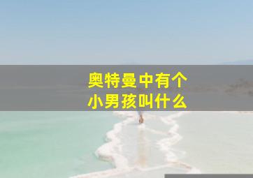 奥特曼中有个小男孩叫什么