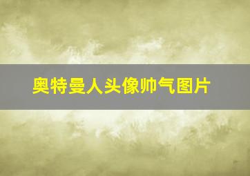 奥特曼人头像帅气图片