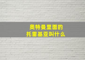 奥特曼里面的托雷基亚叫什么