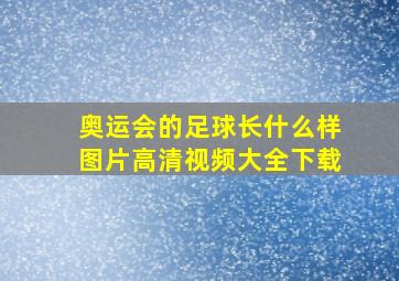 奥运会的足球长什么样图片高清视频大全下载