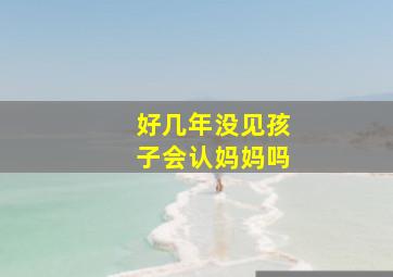 好几年没见孩子会认妈妈吗