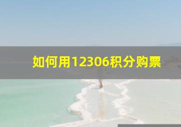 如何用12306积分购票