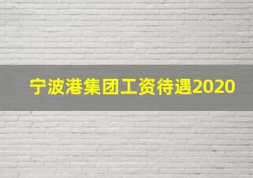 宁波港集团工资待遇2020