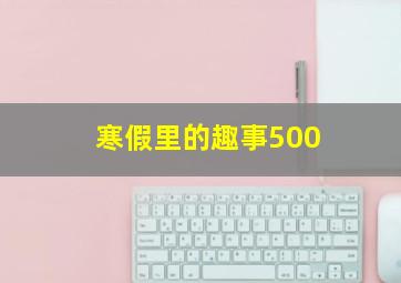 寒假里的趣事500