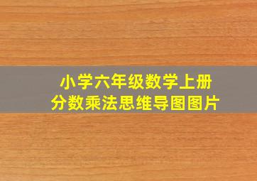 小学六年级数学上册分数乘法思维导图图片