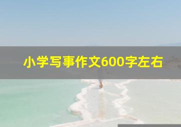 小学写事作文600字左右