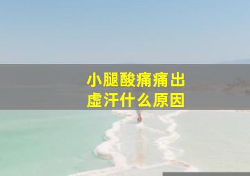 小腿酸痛痛出虚汗什么原因