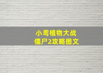 小鸢植物大战僵尸2攻略图文