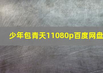 少年包青天11080p百度网盘