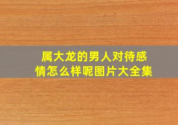 属大龙的男人对待感情怎么样呢图片大全集