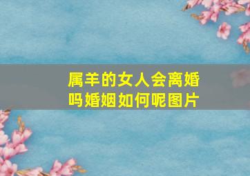 属羊的女人会离婚吗婚姻如何呢图片