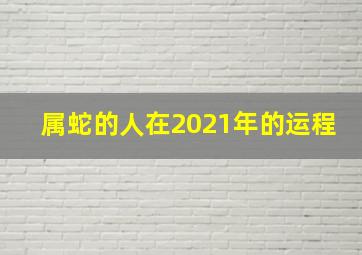 属蛇的人在2021年的运程