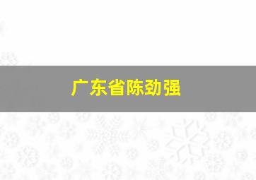 广东省陈劲强